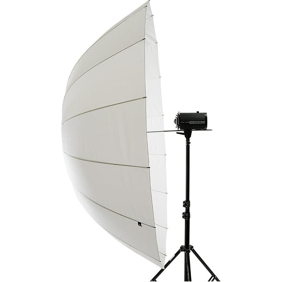 Fotodiox Pro 65in DEEP Parabolic Shoot-Through Umbrella - 16-Rib Translucent Photographic Deep Umbrella