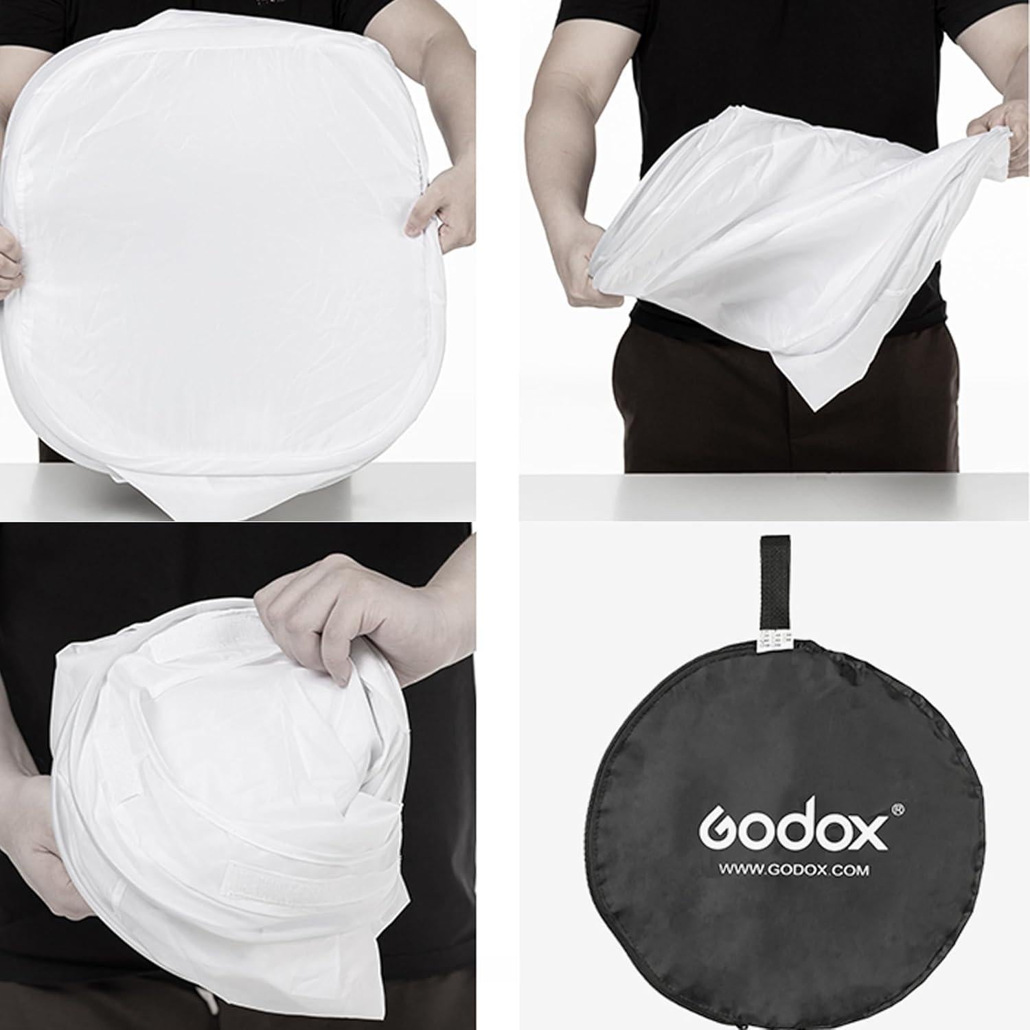 Godox Cubo de Luz Difusor 81.3x81.3 cm con 4 Fondos