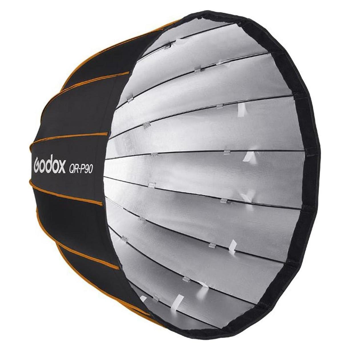 Softbox Parabólico Godox 90cm QR-P90 con Difusores