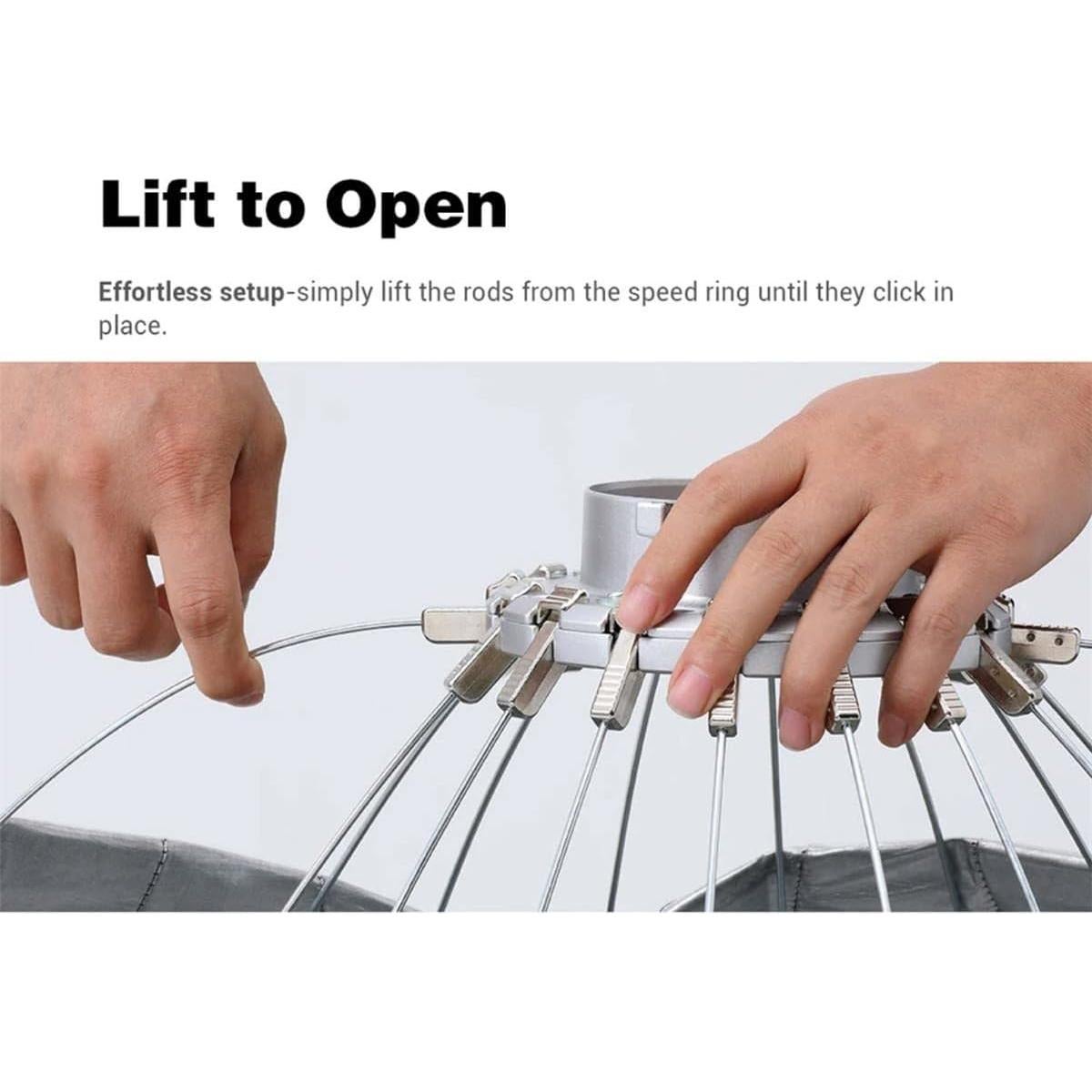 Softbox Parabólico Godox 90cm QR-P90 con Difusores