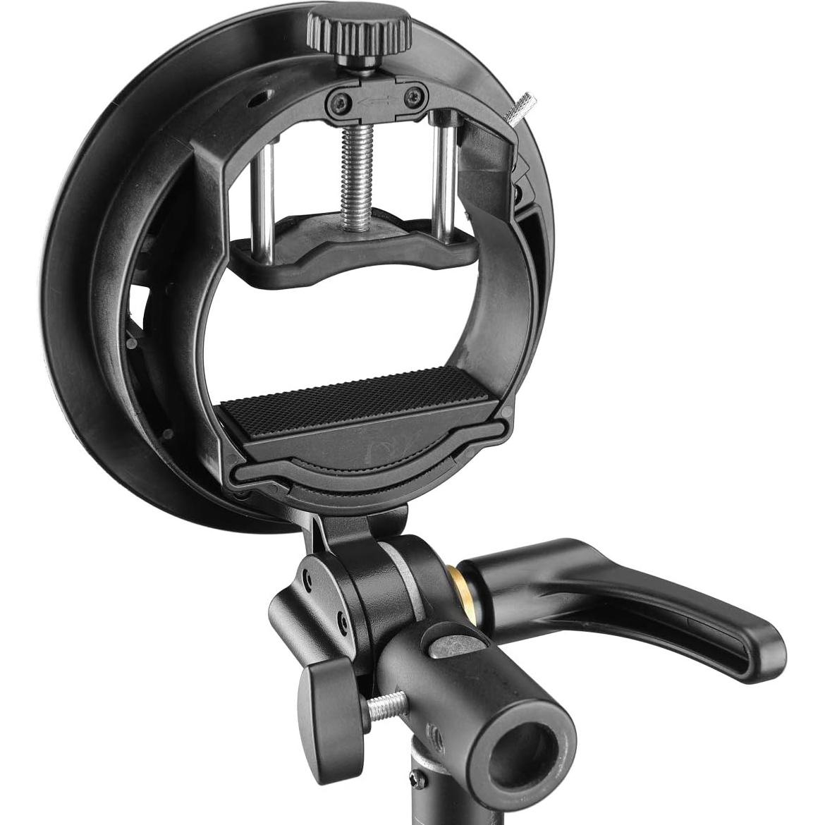 Soporte Godox S2 para Speedlite con Montura Bowens