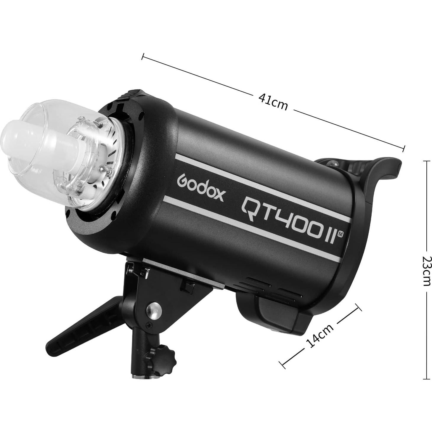 Kit de Monoluz Godox QT400IIM 800W con Accesorios para Estudio