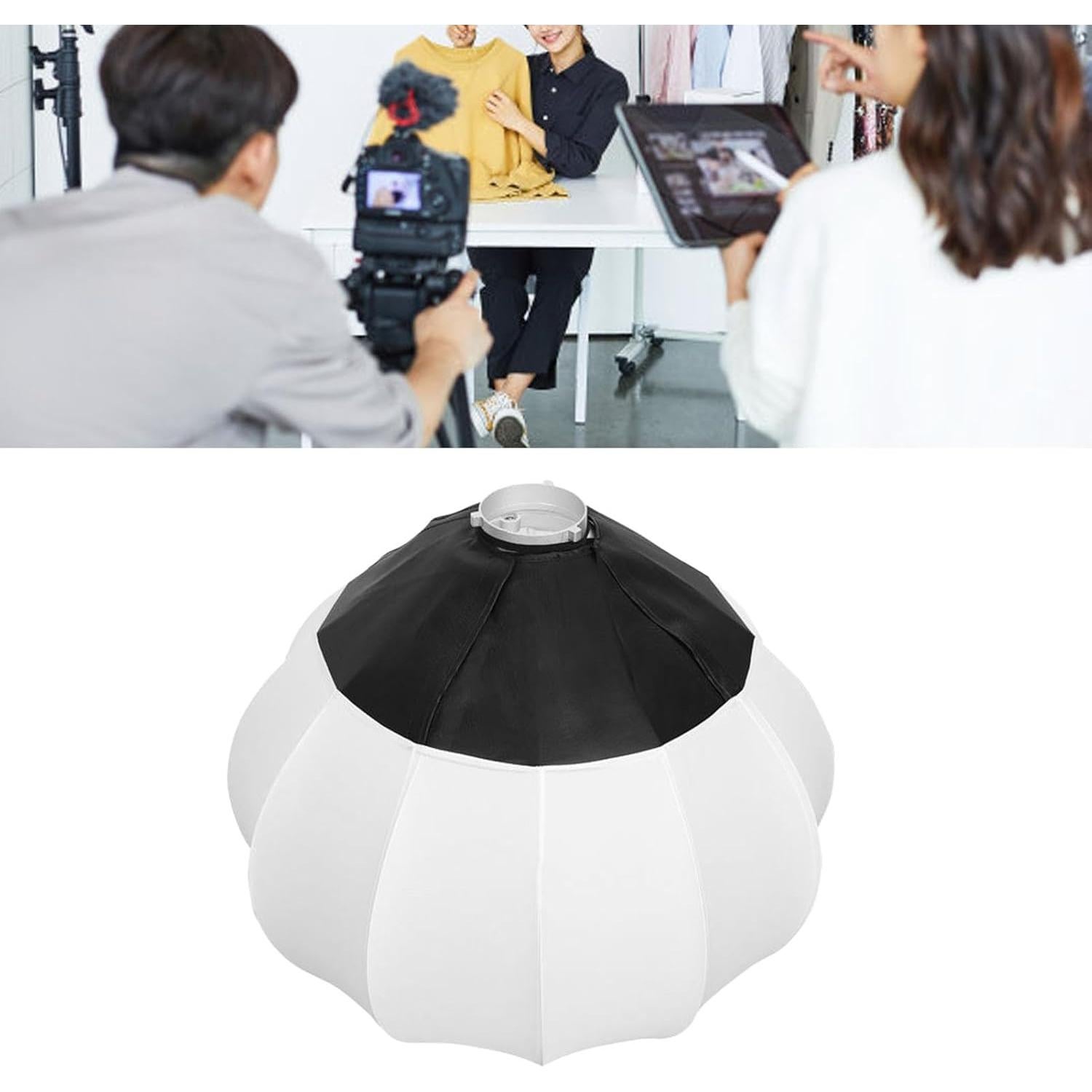 Linterna Softbox 66cm Bewinner, Difusor de Luz 360, Bowens