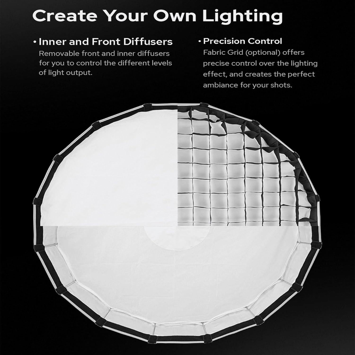 Godox S85T Softbox 85cm Liberación Rápida Montura Bowens