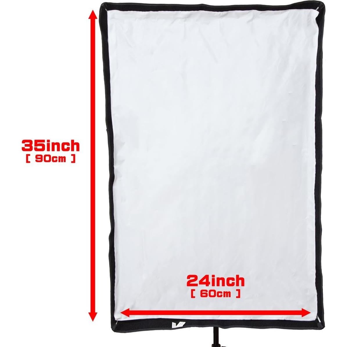 Paraguas Softbox Rectangular 60x90cm UNPLUGGED STUDIO SB-090