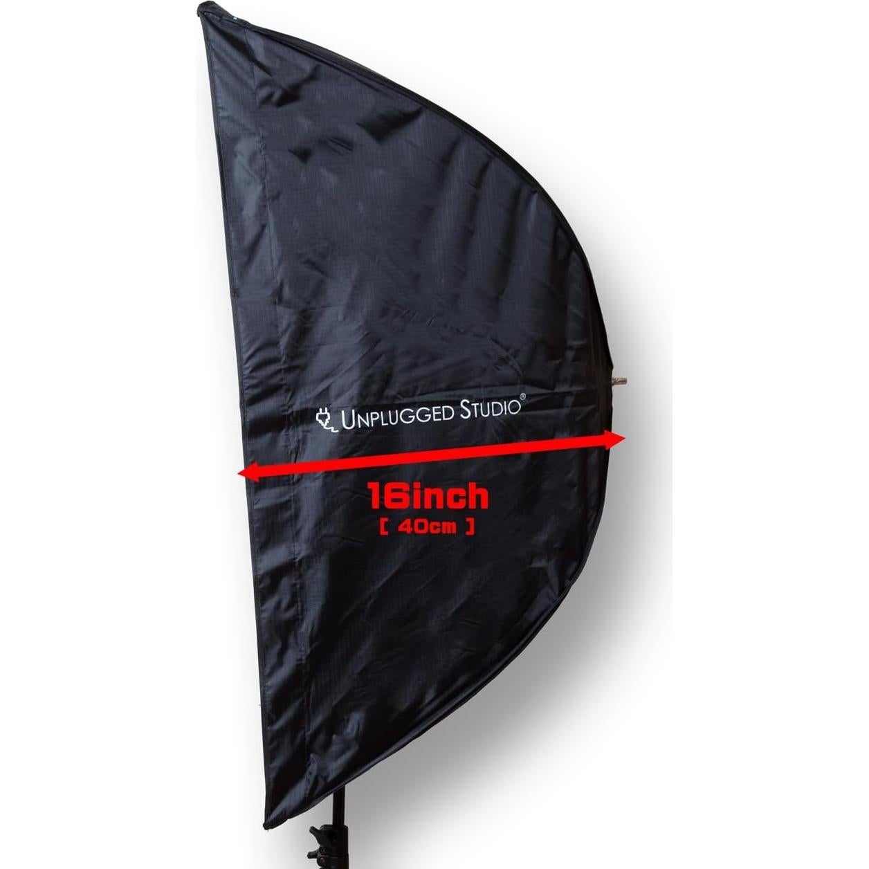 Paraguas Softbox Rectangular 60x90cm UNPLUGGED STUDIO SB-090
