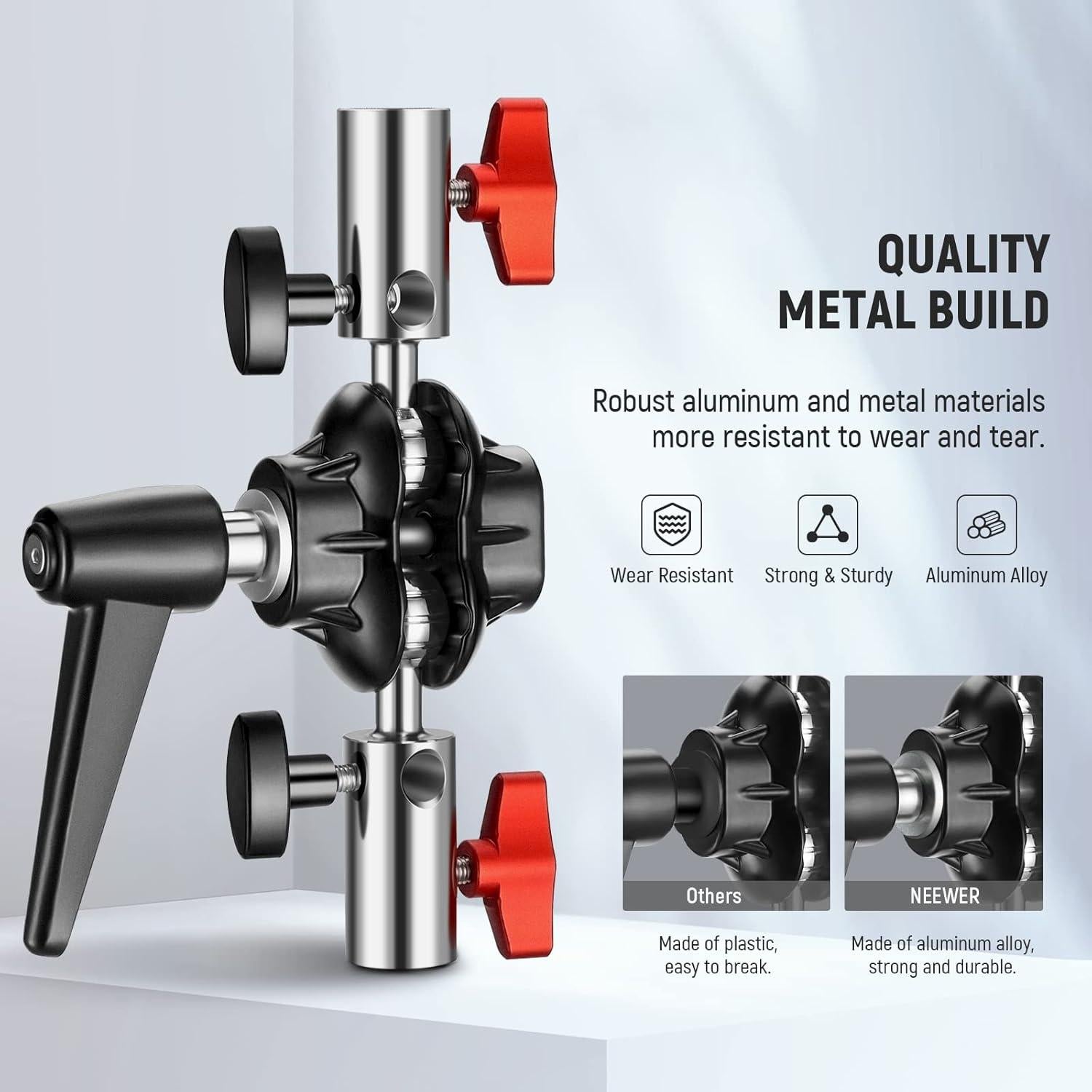 Adaptador de Soporte de Luz NEEWER UA020 con Juntas de Bola