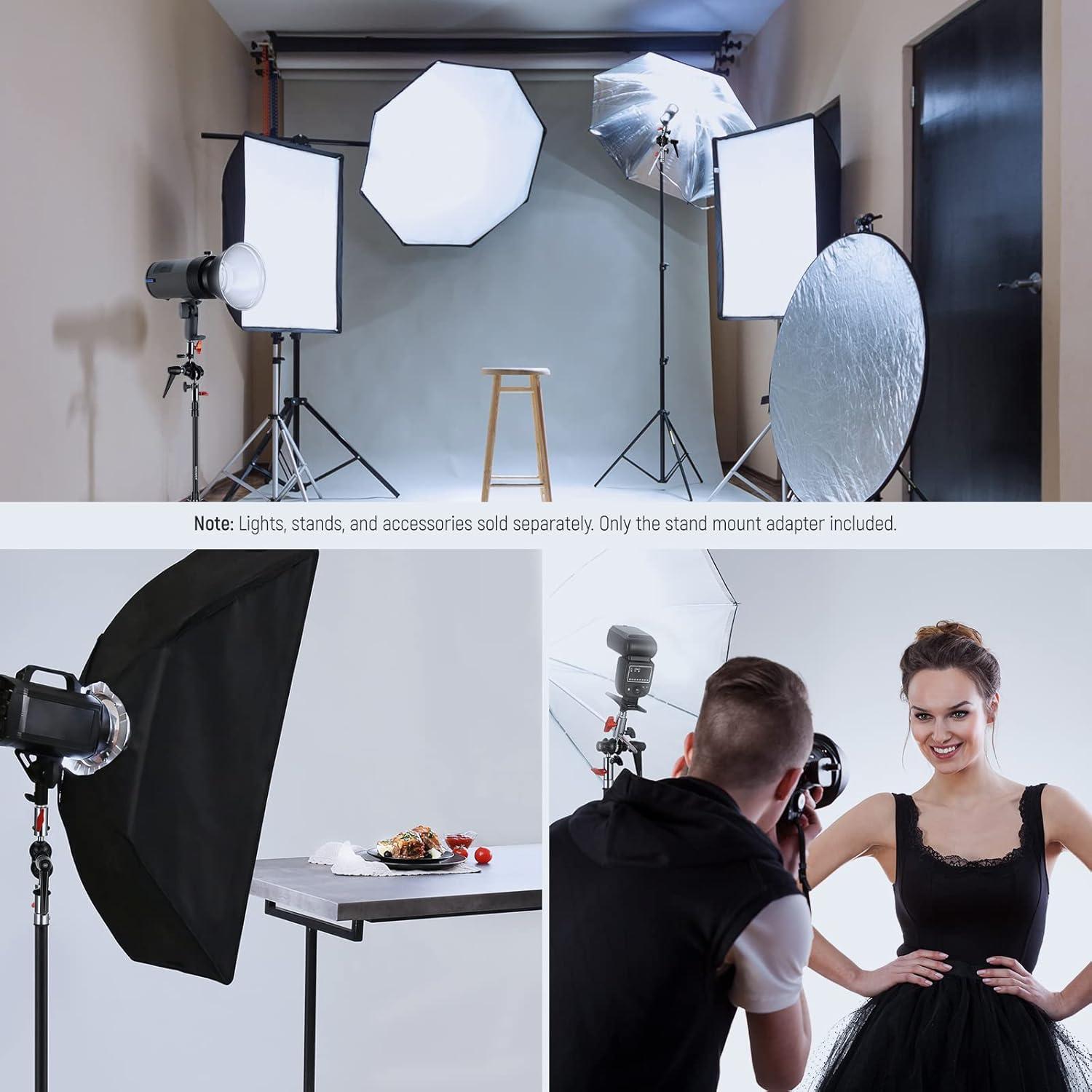 Adaptador de Soporte de Luz NEEWER UA020 con Juntas de Bola