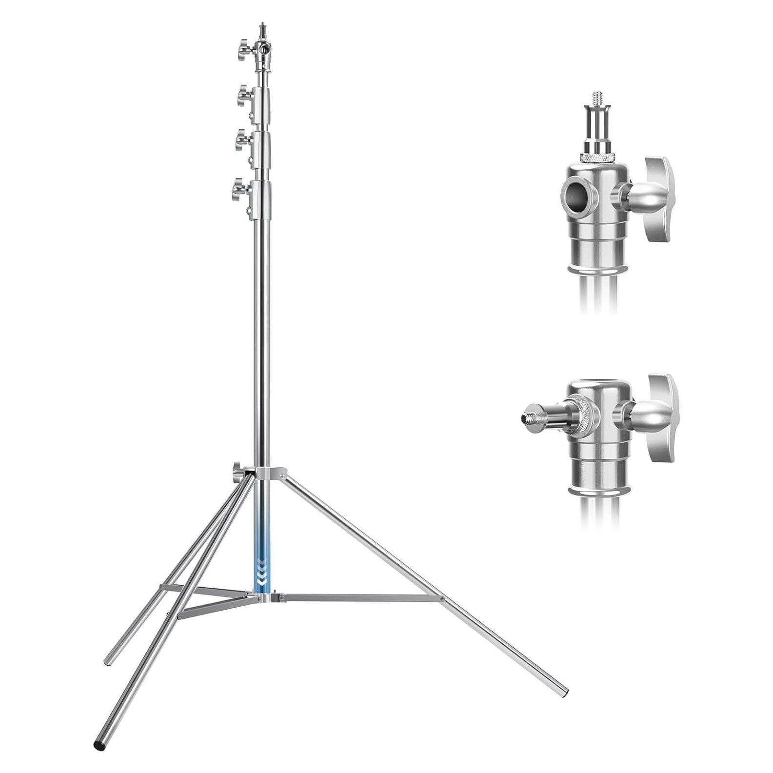 Soporte de Luz de Fotografía Gltire 4m Acero Inoxidable Ajustable