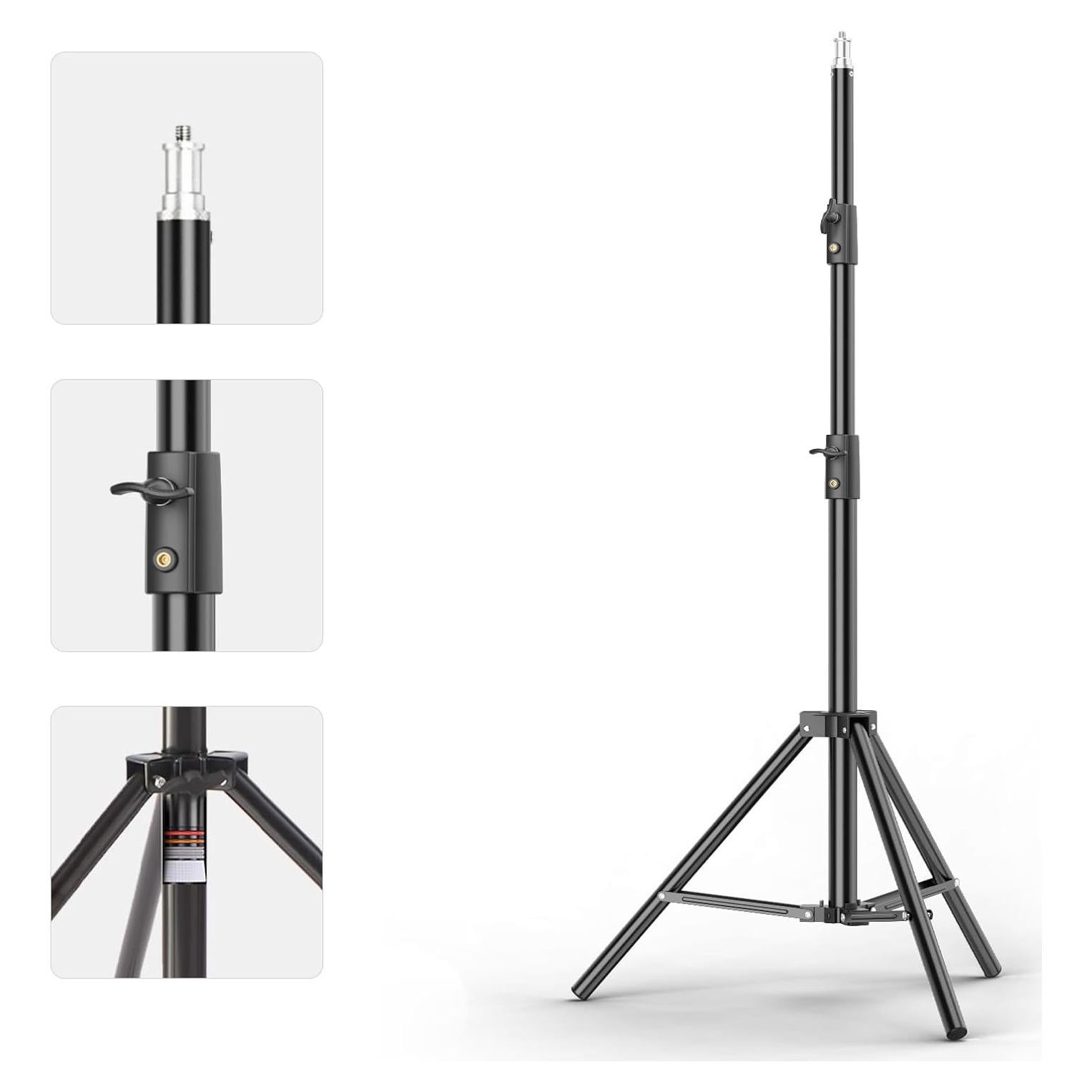 Soporte de Luz BEIYANG 9.2FT Ajustable para Fotografía