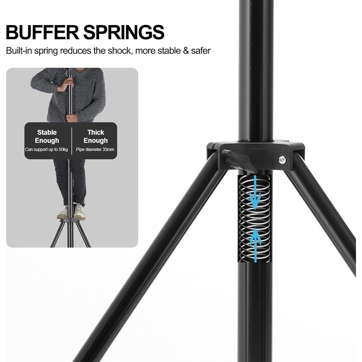 Soporte de Luz BEIYANG 9.2FT Ajustable para Fotografía