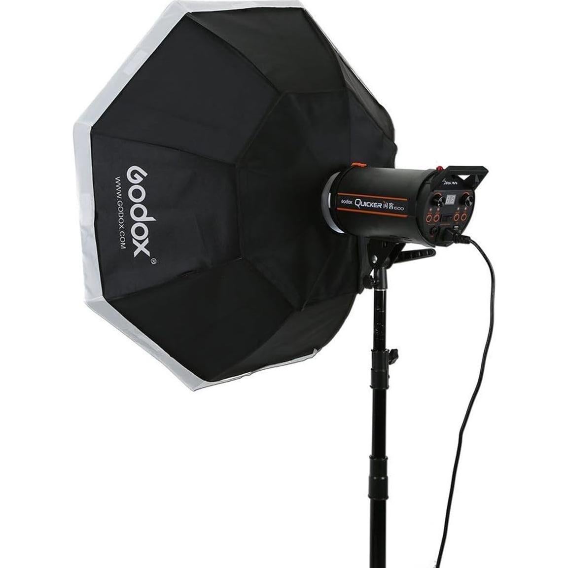 Softbox Octagonal Godox 47" con Montaje Bowens - 2.08 kg