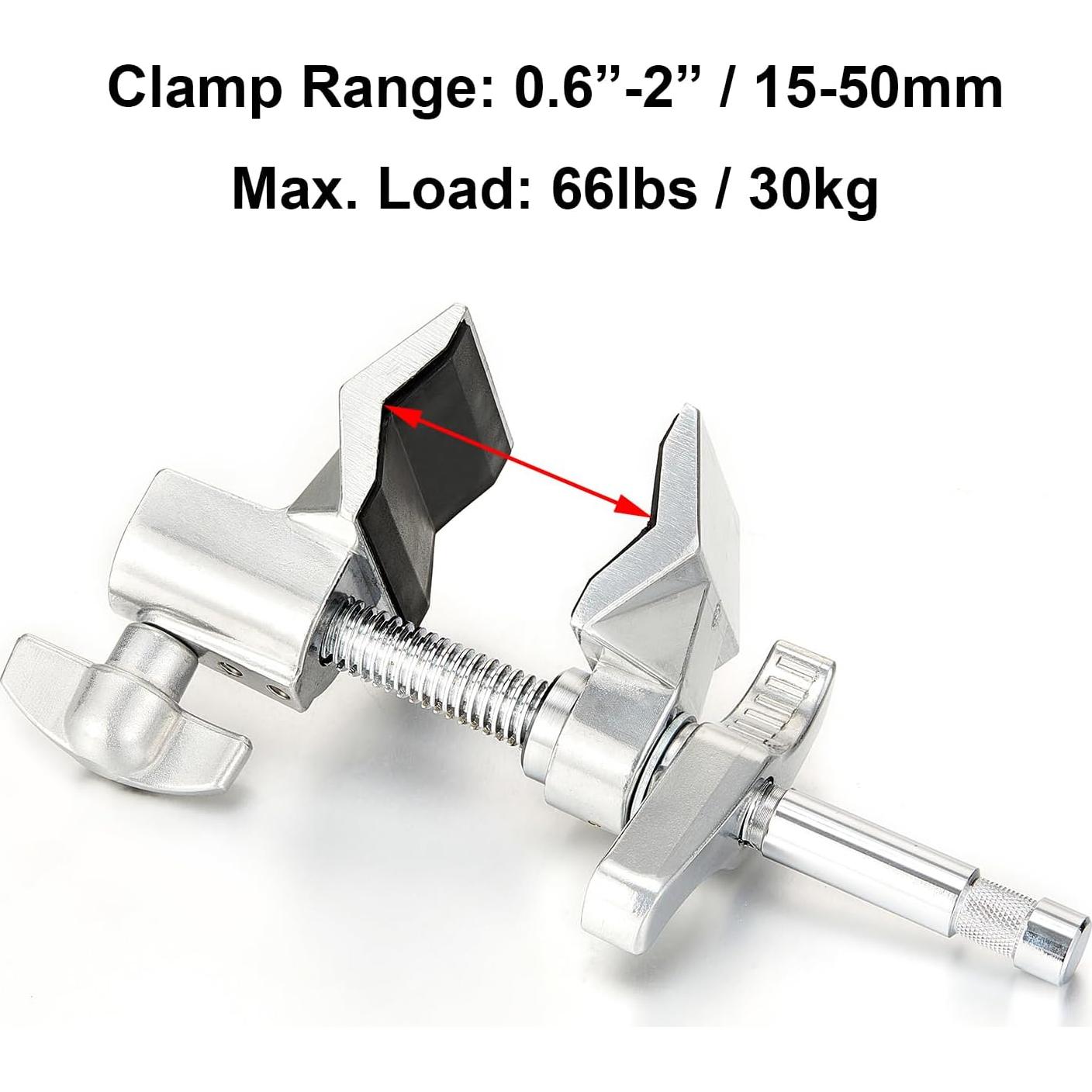 Mordaza Super Vise PHOCUS 2" con Pin 5/8" para Fotografía