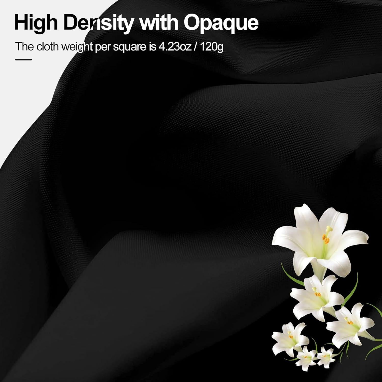 Fondo de Fotografía Negro EMART 2.59x3.05m para Estudio