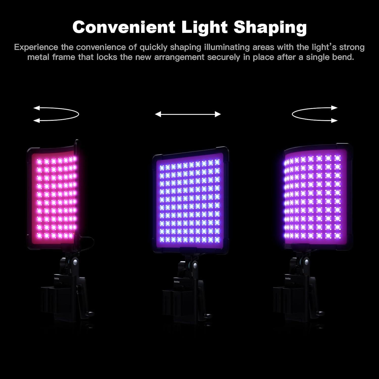 Panel de Luz LED Godox FH50R Flexible 2500-10000K CRI97+