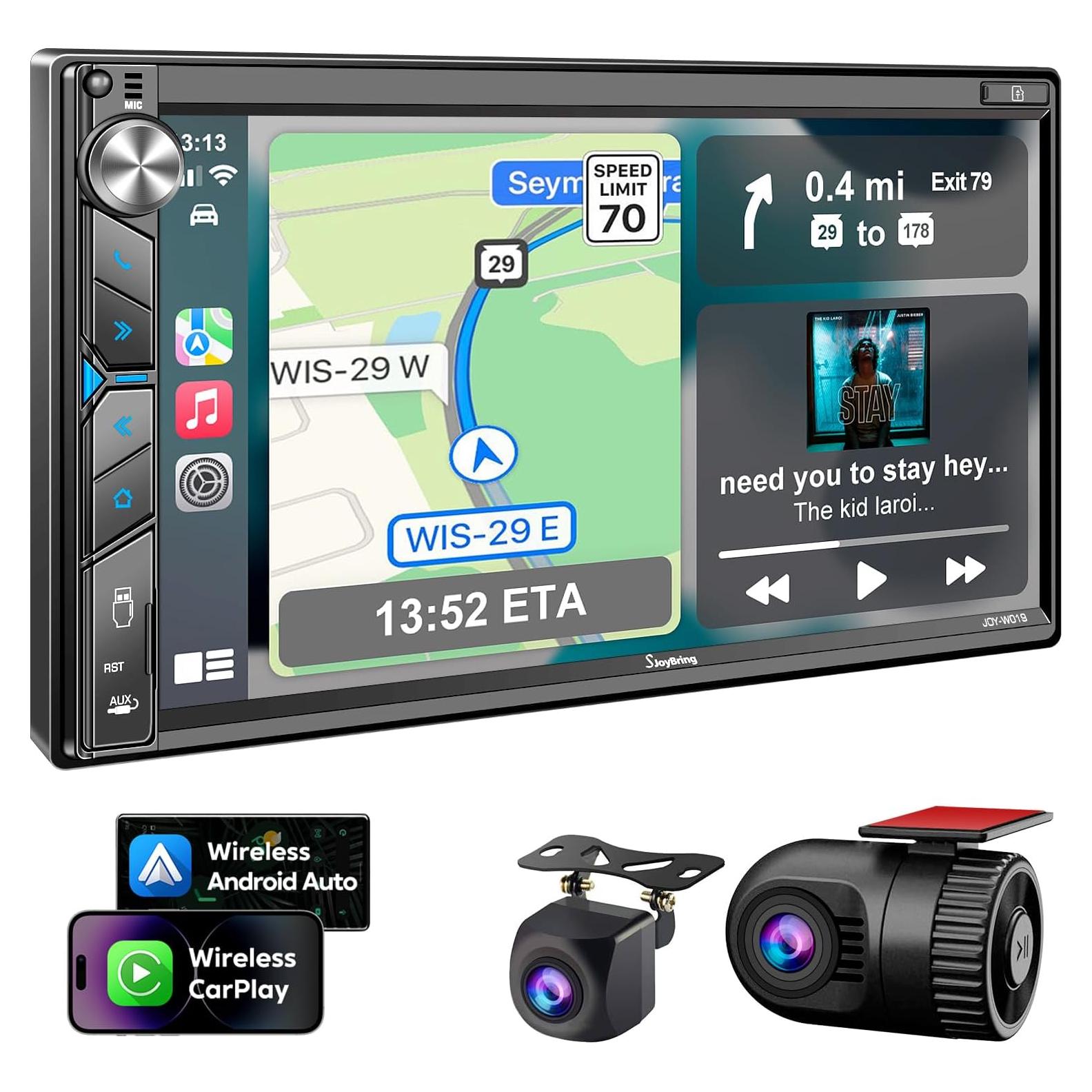 Estéreo de Coche SJoyBring JOY-W019 7" HD Bluetooth CarPlay