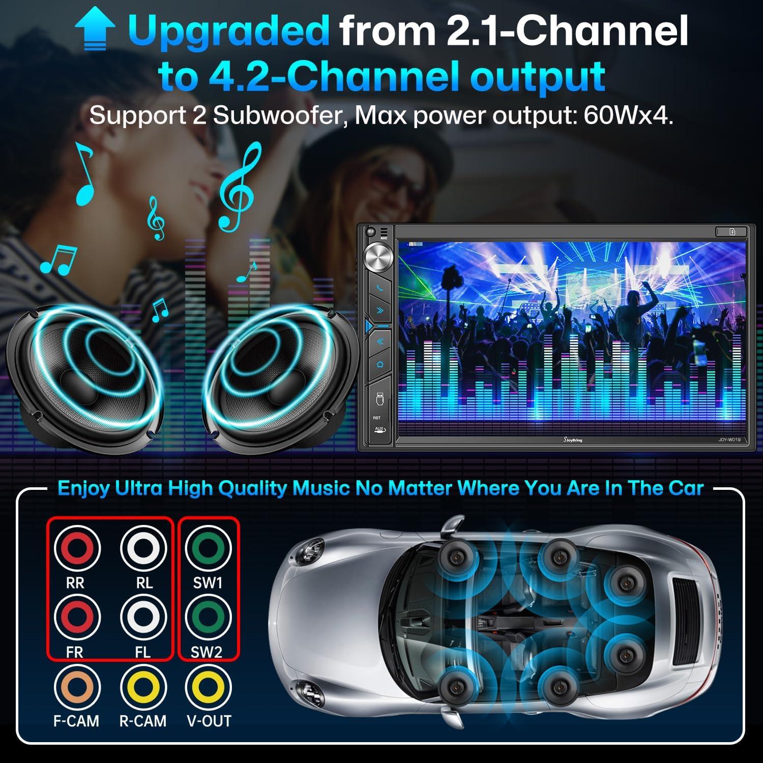 Estéreo de Coche SJoyBring JOY-W019 7" HD Bluetooth CarPlay