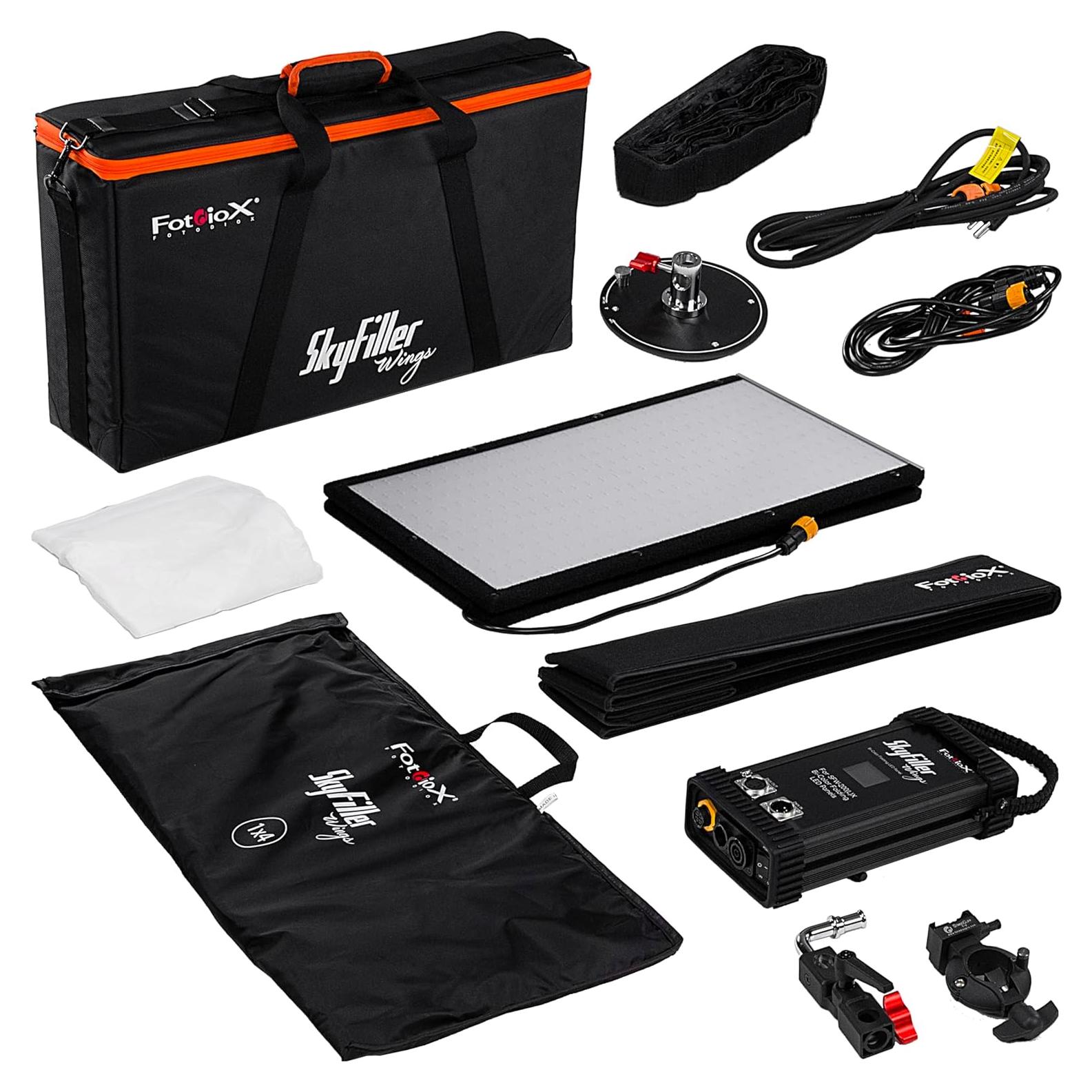 Panel LED Plegable SkyFiller Wings 200W Bi-Color con Softbox