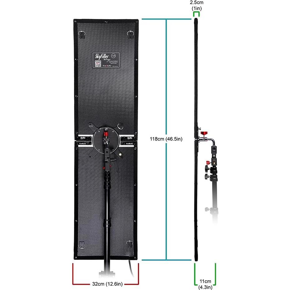 Panel LED Plegable SkyFiller Wings 200W Bi-Color con Softbox