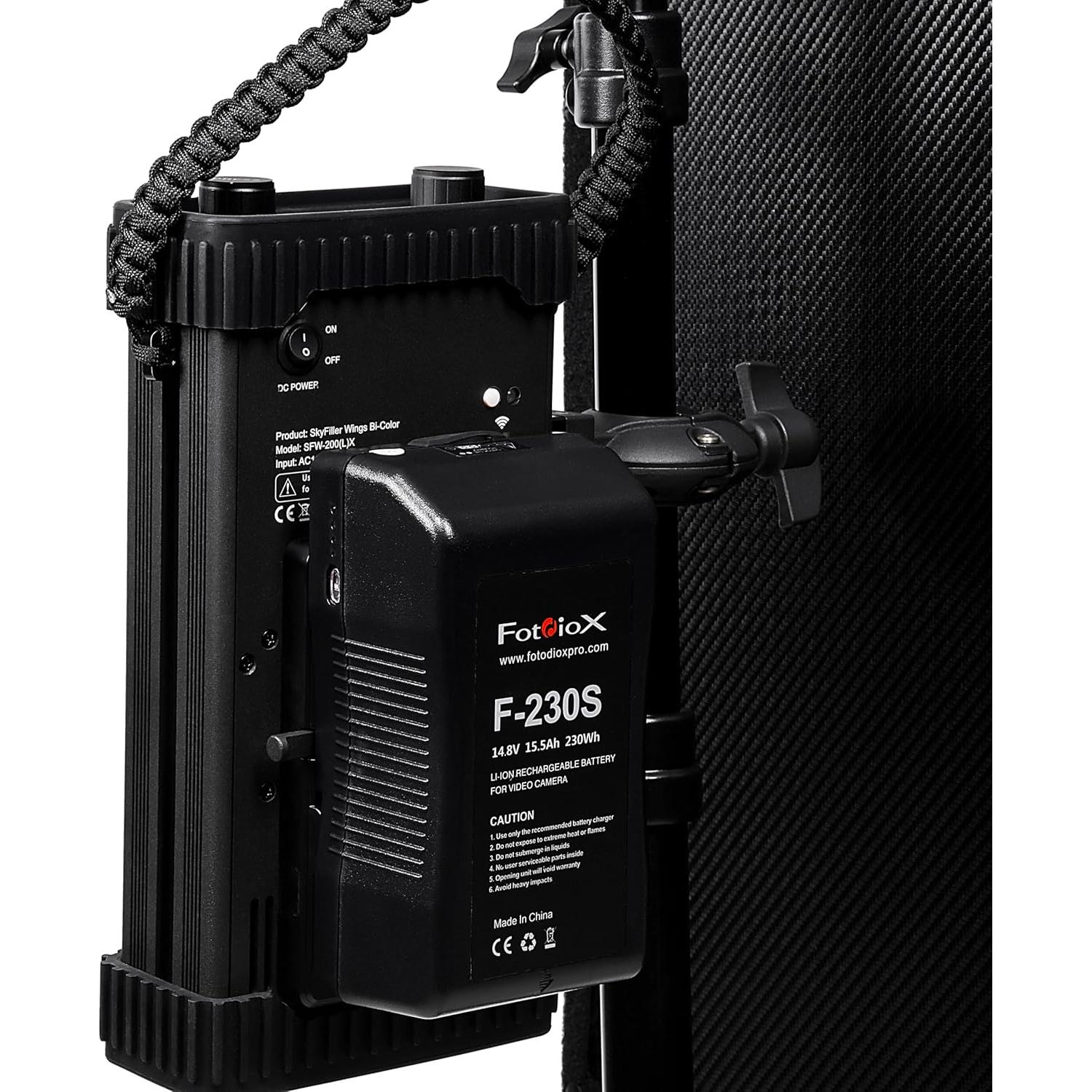 Panel LED Plegable SkyFiller Wings 200W Bi-Color con Softbox