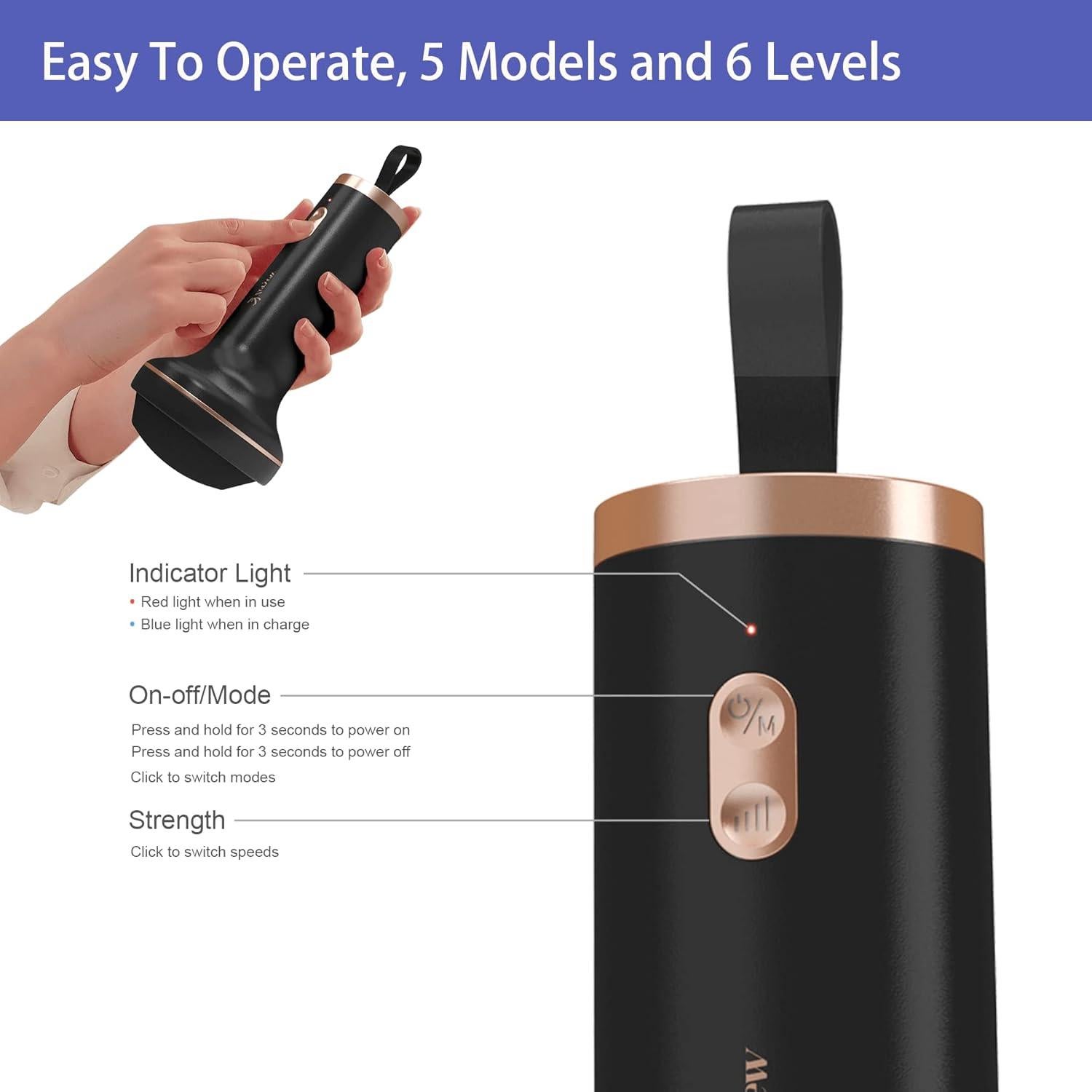 Masajeador de Celulitis ZY ZERYEW Recargable 8 Cabezas