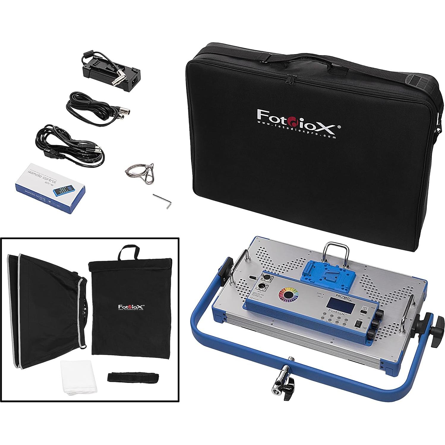 Kit de Luz LED Fotodiox Prizmo Go 120W Multicolor Regulable