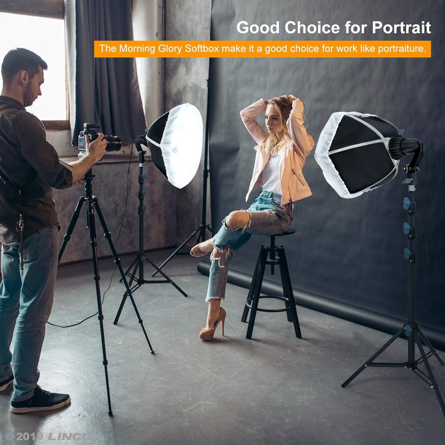 Kit de Iluminación Softbox Profesional LINCO AM242 60W LED