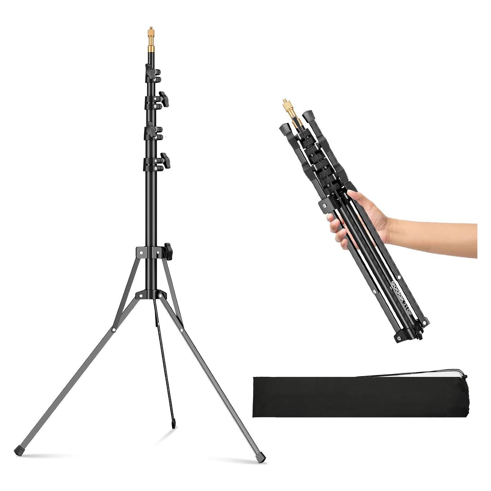 Soporte de Luz Godox 210cm Extensible con Tornillo Universal