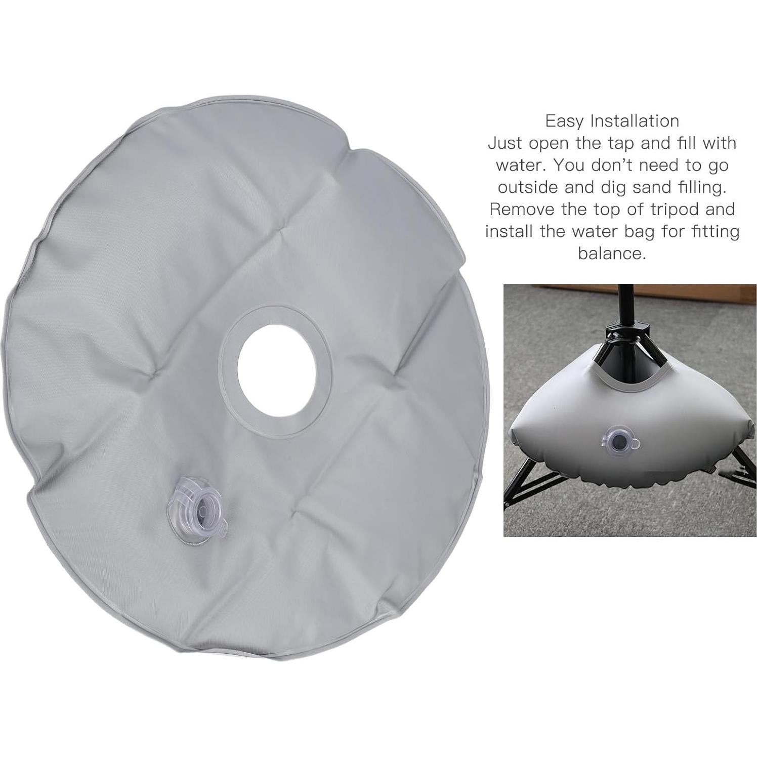 Bolsa de peso de agua PVC Zopsc para trípodes y luces 37 cm