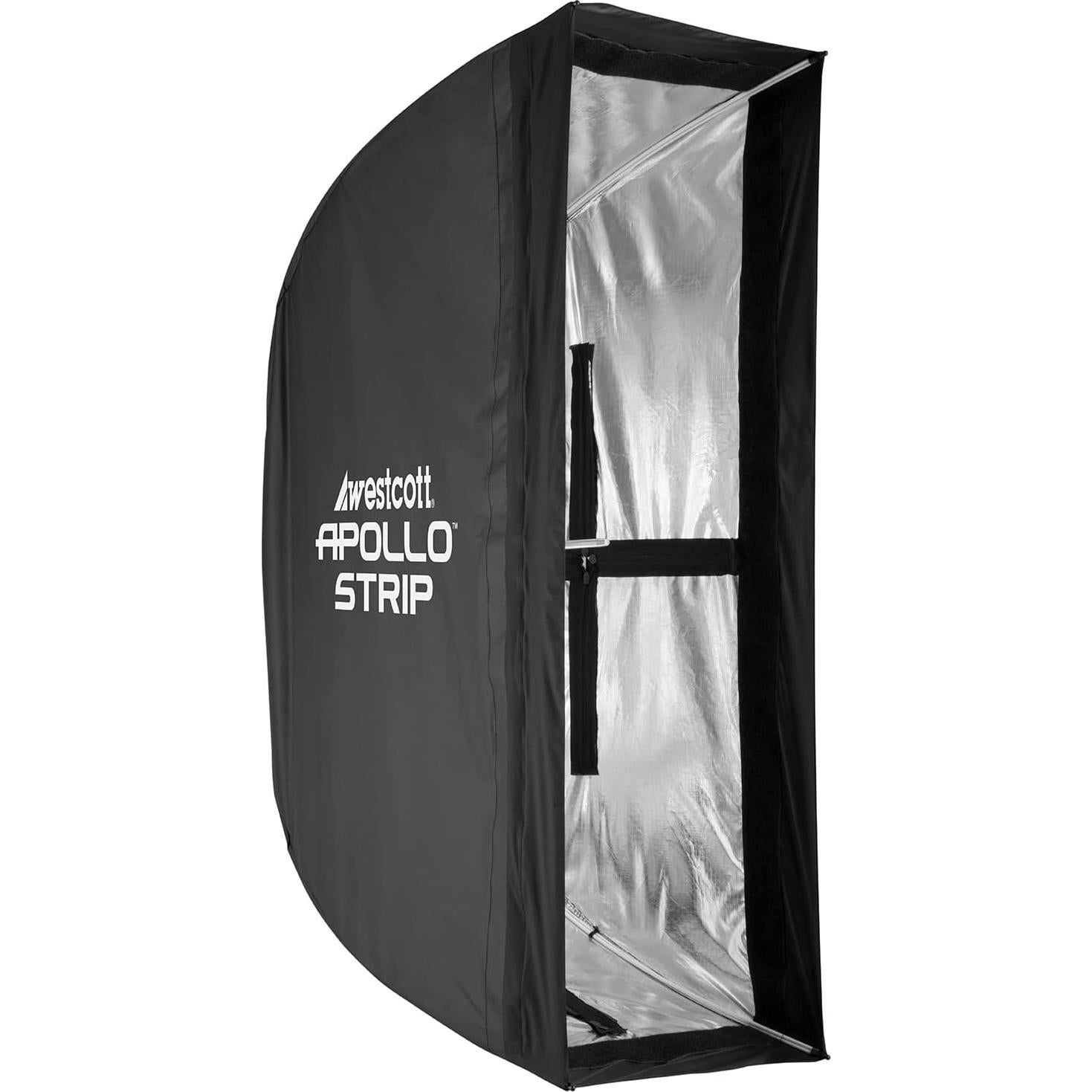 Kit Softbox Apollo Strip Westcott 30x91 cm con Soporte 2.44 m