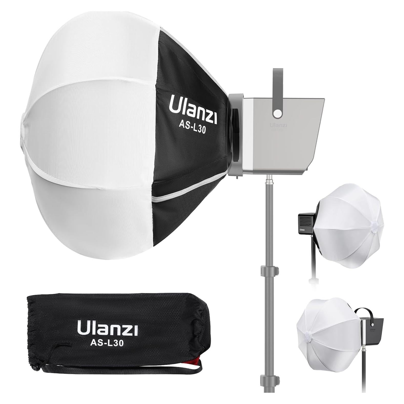 Bolsa de Transporte ULANZI con Espuma Acolchada para Luz de Estudio