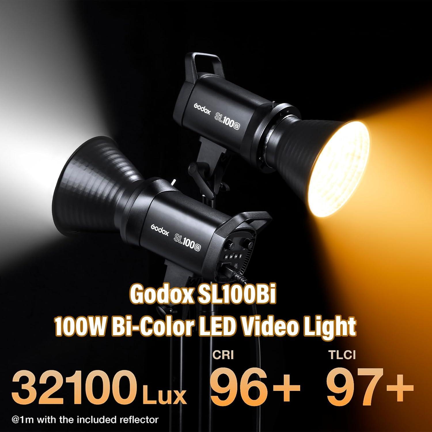 Luz de Video LED Godox SL100Bi 100W Bi-Color 2800K-6500K