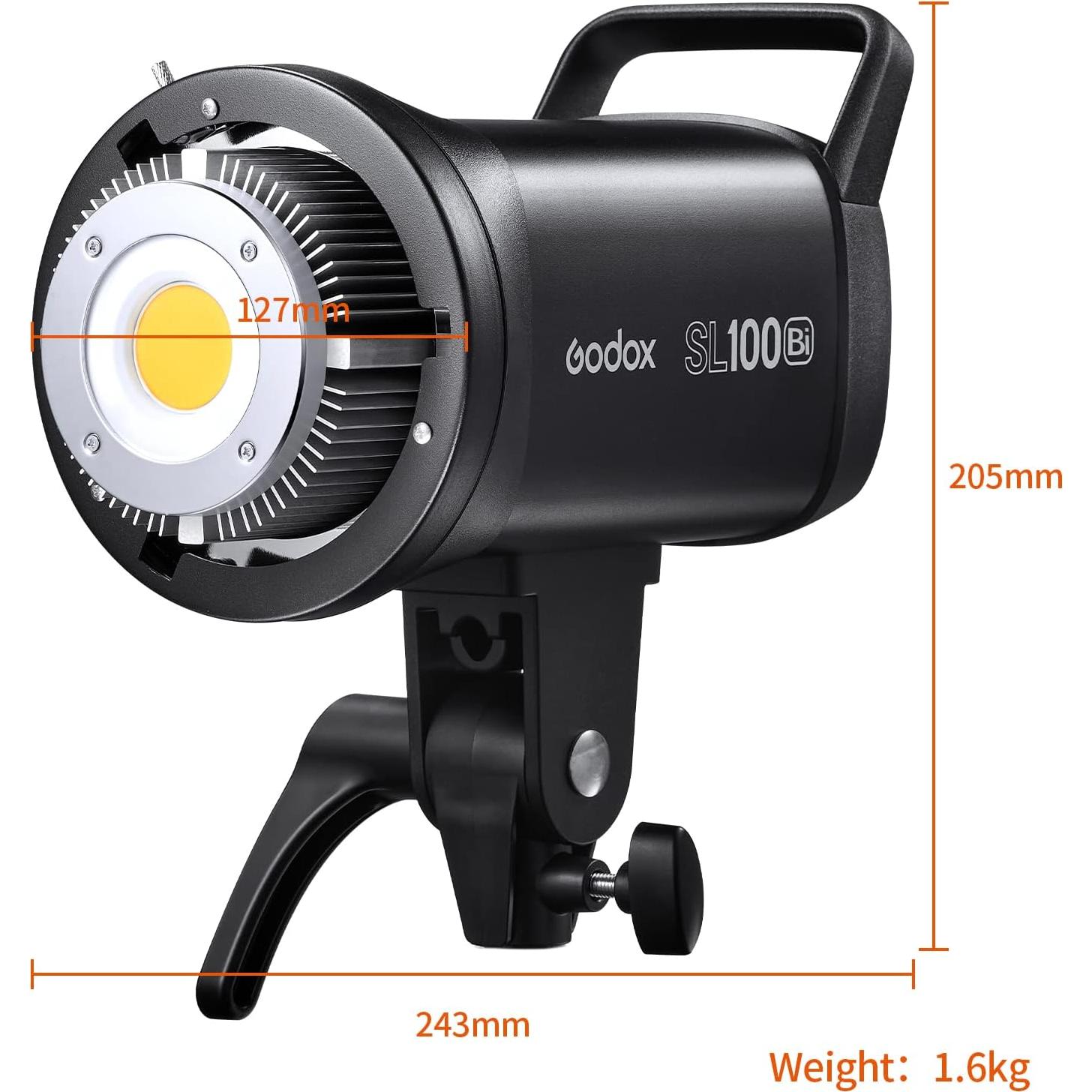 Luz de Video LED Godox SL100Bi 100W Bi-Color 2800K-6500K
