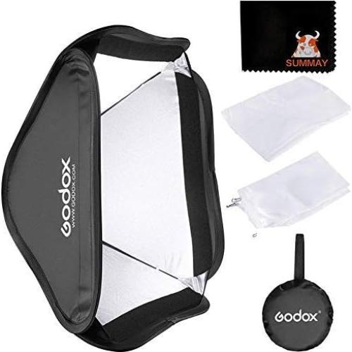 Softbox Portátil Godox 80x80cm para Flash de Cámara