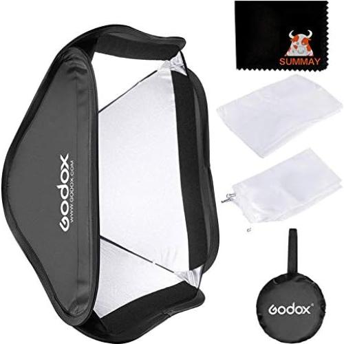 Softbox Portátil Godox 80x80cm para Flash de Cámara