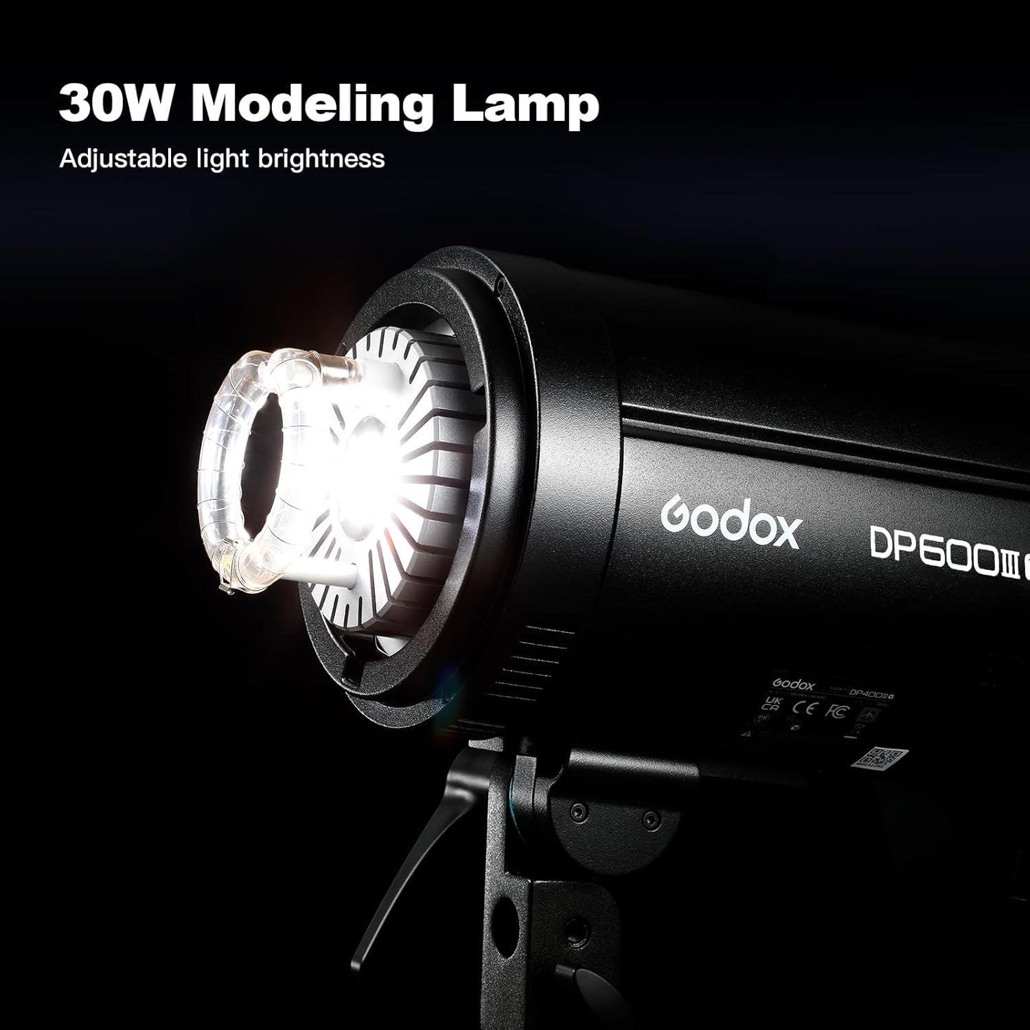 Flash de Estudio Godox DP600III-V 600Ws GN106 5800K-200K