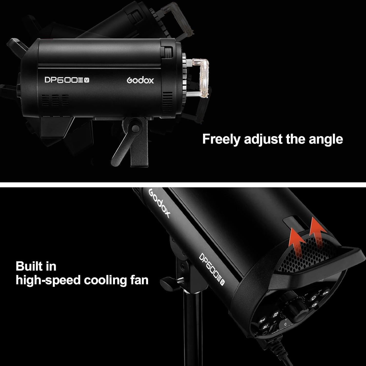 Flash de Estudio Godox DP600III-V 600Ws GN106 5800K-200K