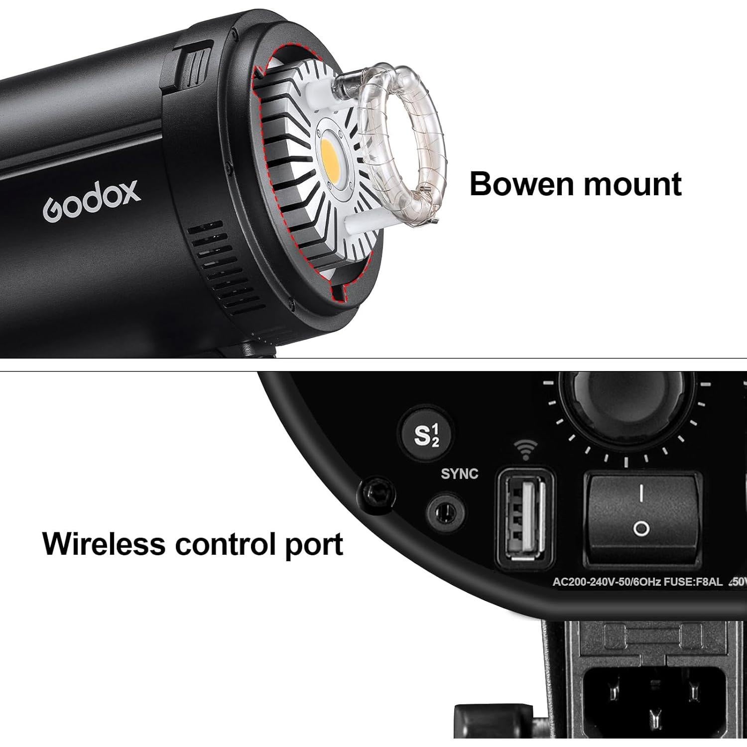 Flash de Estudio Godox DP600III-V 600Ws GN106 5800K-200K