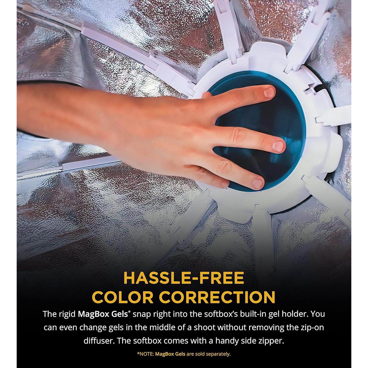 MagMod MagBox PRO 42" Octa Softbox con ranura de gel - 2.19 kg