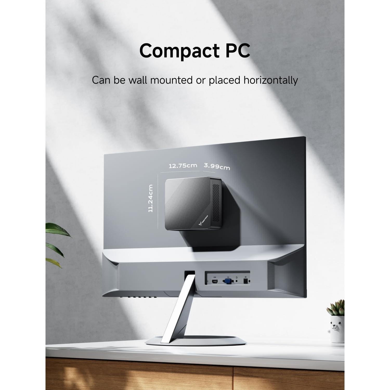 MINISFORUM Mini PC UN100P Alder Lake N100 16GB RAM 512GB SSD