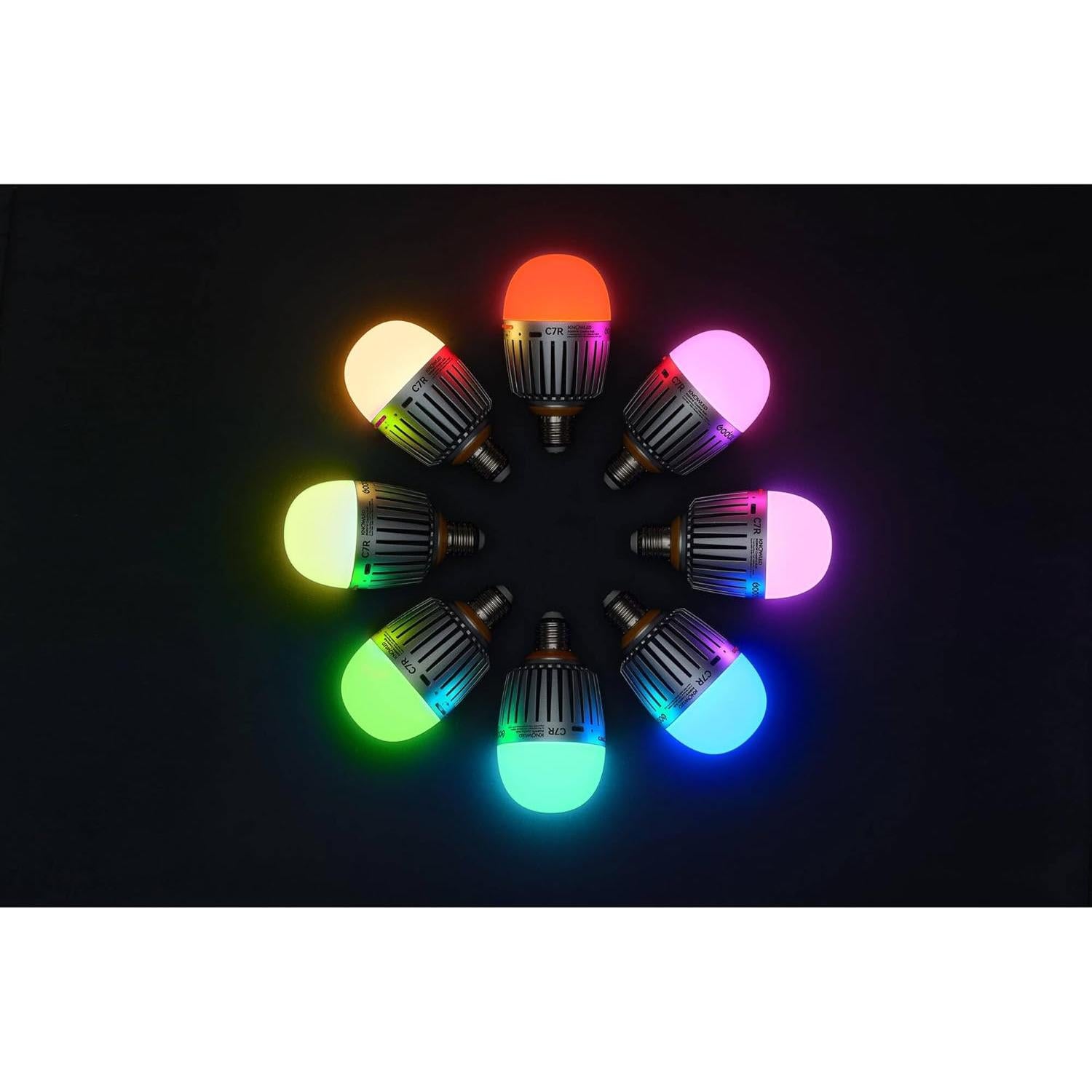 Kit de 8 Luces Creativas Godox C7R RGBWW 7W Batería Incorporada