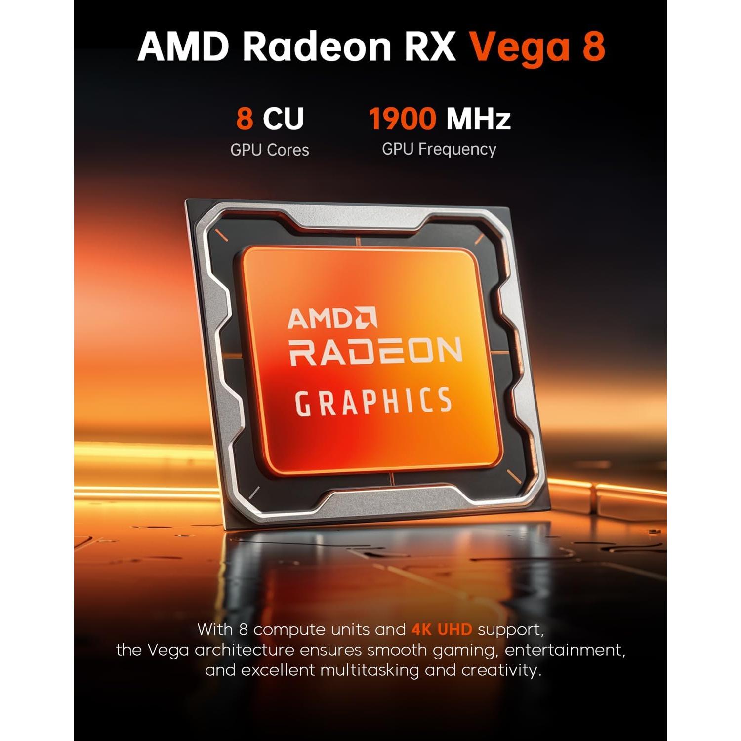 Mini PC ACEMAGICIAN Ryzen 7 5700U 32GB 1TB Triple Pantalla