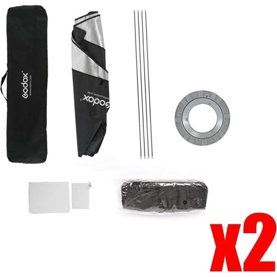 Caja de Luz Strip Godox 30x120cm Bowens 2-Pack