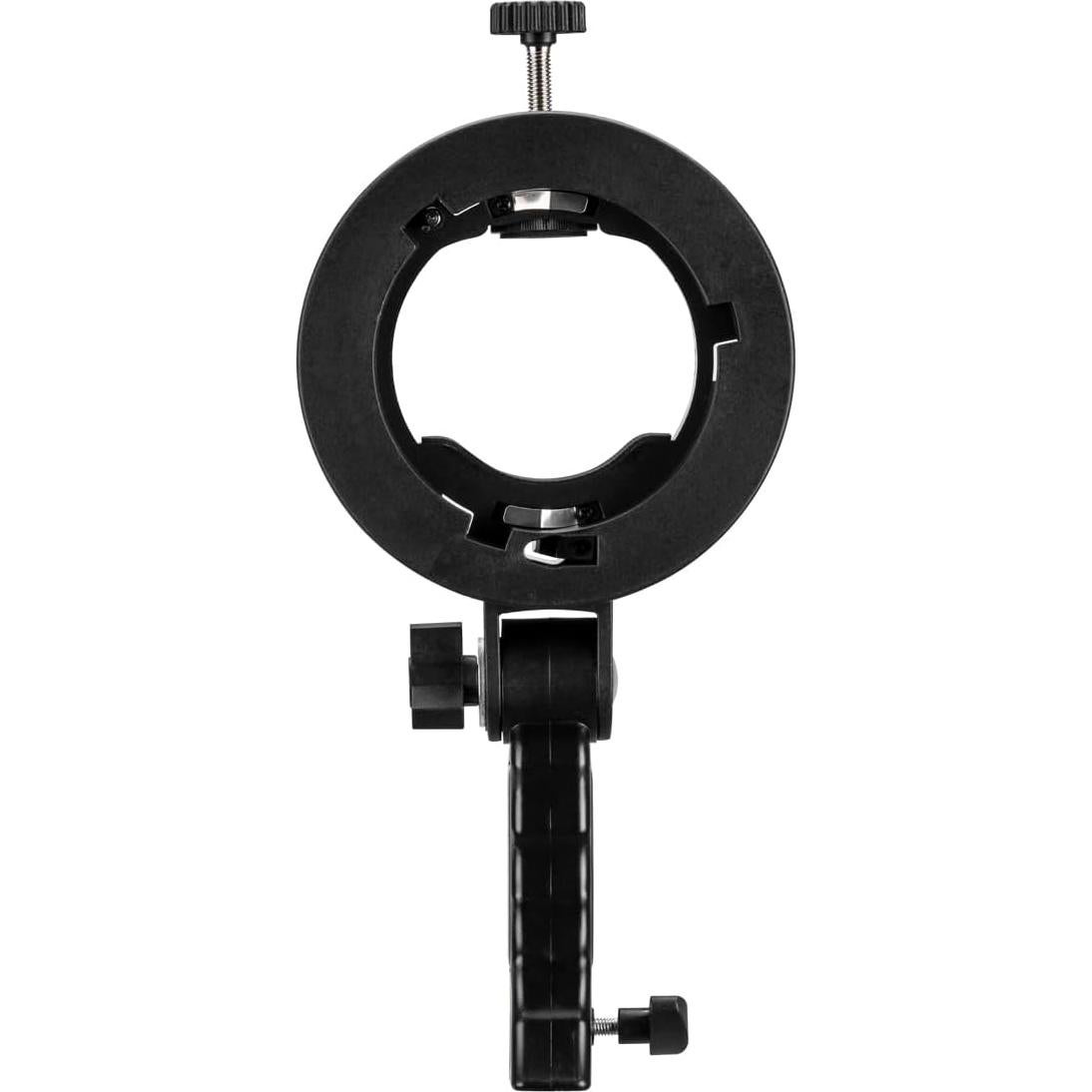 Flashpoint eVOLV 200 Pro TTL Pocket Flash Kit (AD200 Pro) - Glow EZ Lock Collapsible Silver Beauty Dish (34in), Glow Handheld Grip S-Type Bracket Bowens Mount Holder for Speedlite Flash Softbox