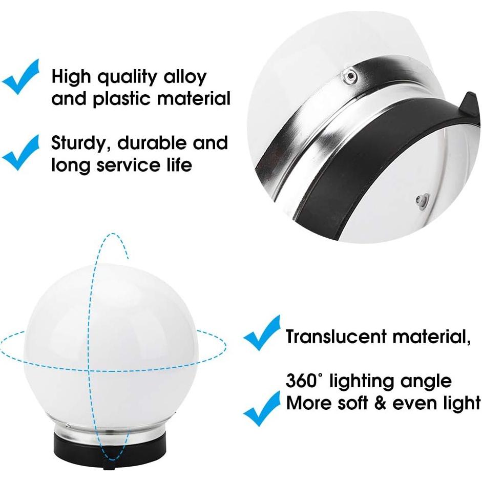 Bola de Luz Suave 15cm Zopsc para Montura Bowens