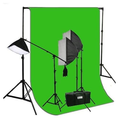 Kit de Iluminación ePhotoInc 3 Softbox 3200K para Estudio
