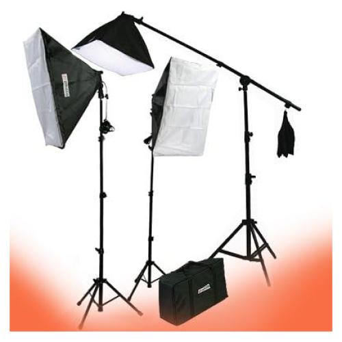 Kit de Iluminación ePhoto 2000W Softbox para Estudio