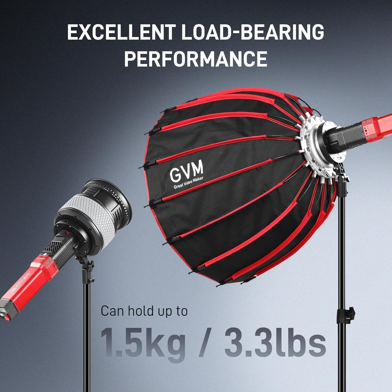 Adaptador de Montura Bowens GVM para Luces PD60B PD60C