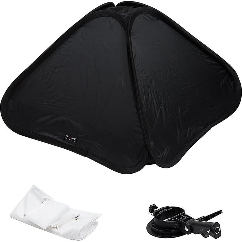 Softbox Plegable Fotodiox 60x60cm con Soporte para Flash