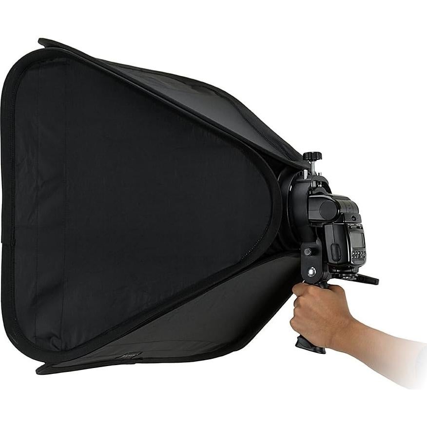 Softbox Plegable Fotodiox 60x60cm con Soporte para Flash